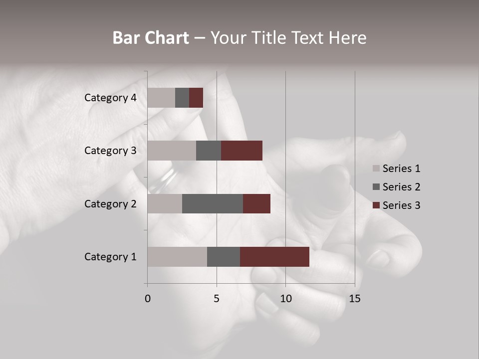 Massaging Hand Palm And Fingers PowerPoint Template