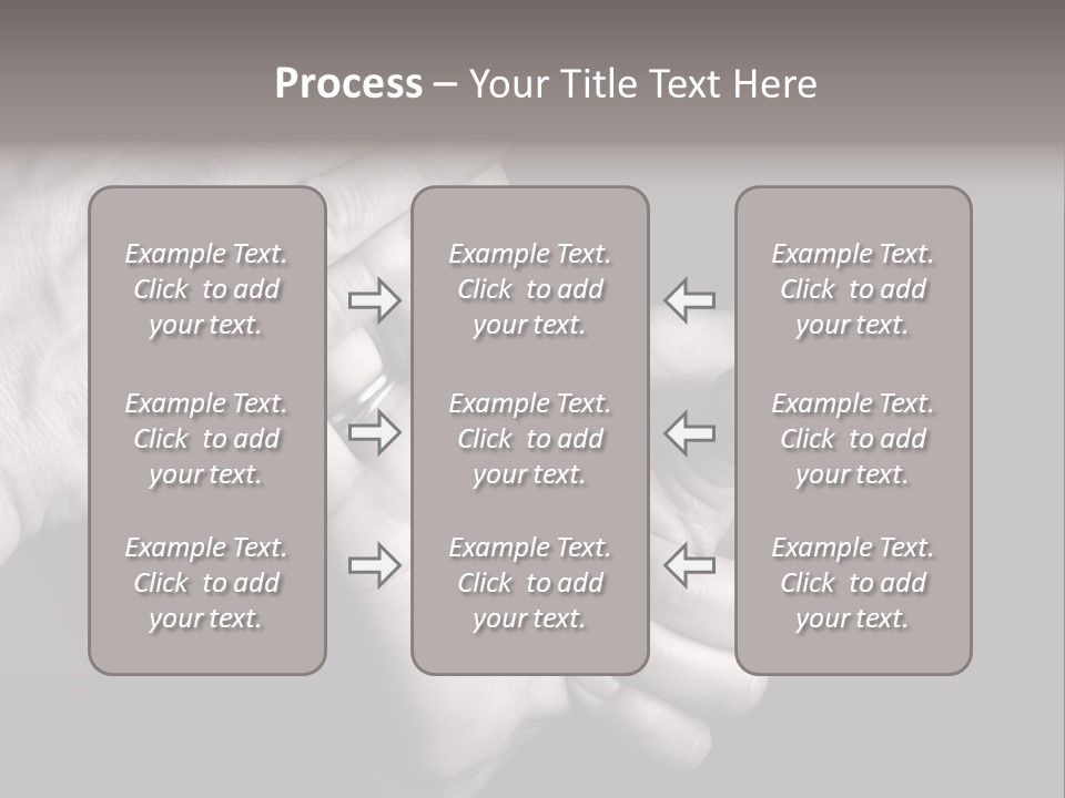 Massaging Hand Palm And Fingers PowerPoint Template