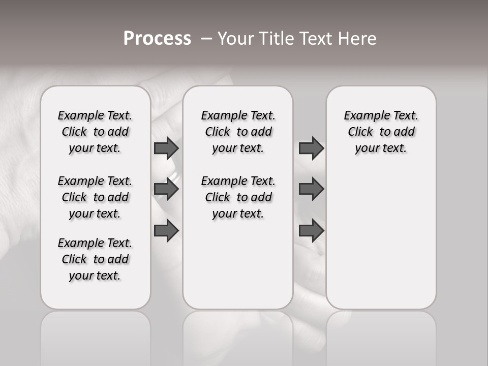 Massaging Hand Palm And Fingers PowerPoint Template