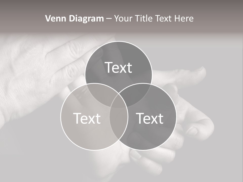 Massaging Hand Palm And Fingers PowerPoint Template