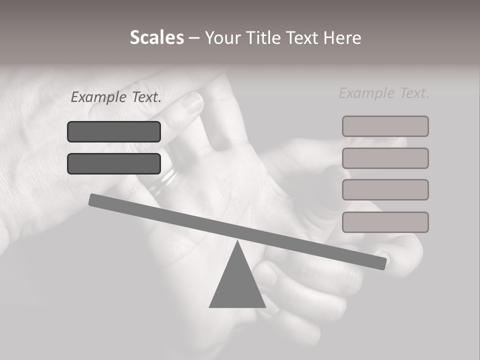 Massaging Hand Palm And Fingers PowerPoint Template