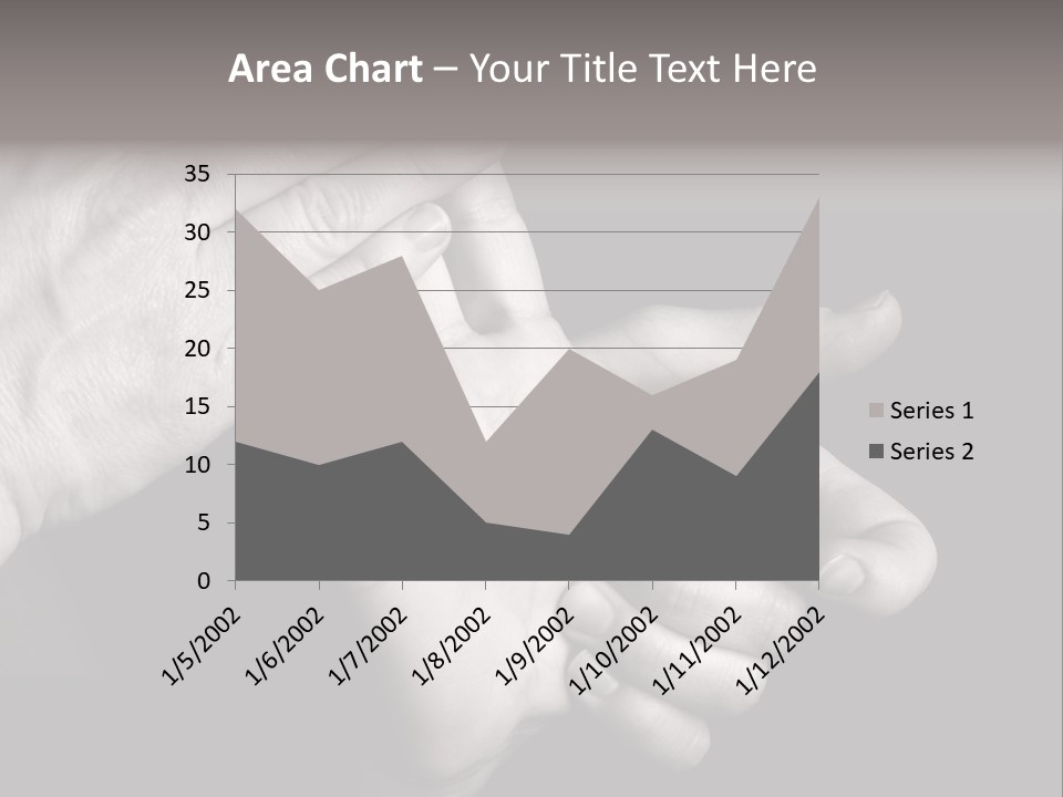 Massaging Hand Palm And Fingers PowerPoint Template