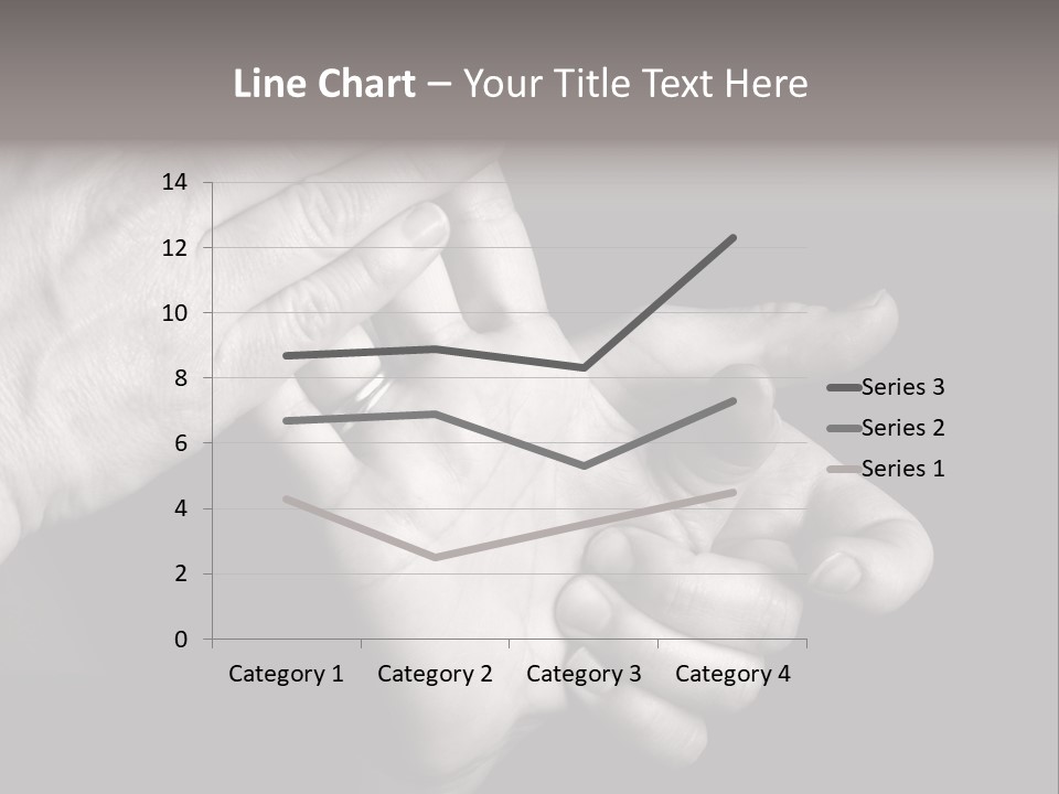 Massaging Hand Palm And Fingers PowerPoint Template