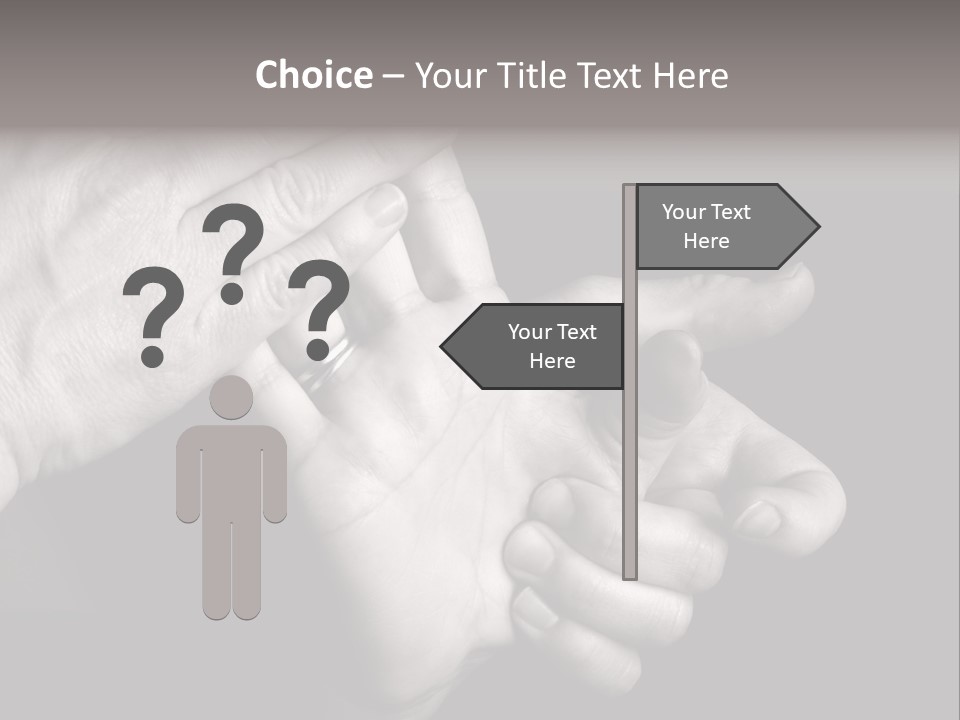 Massaging Hand Palm And Fingers PowerPoint Template