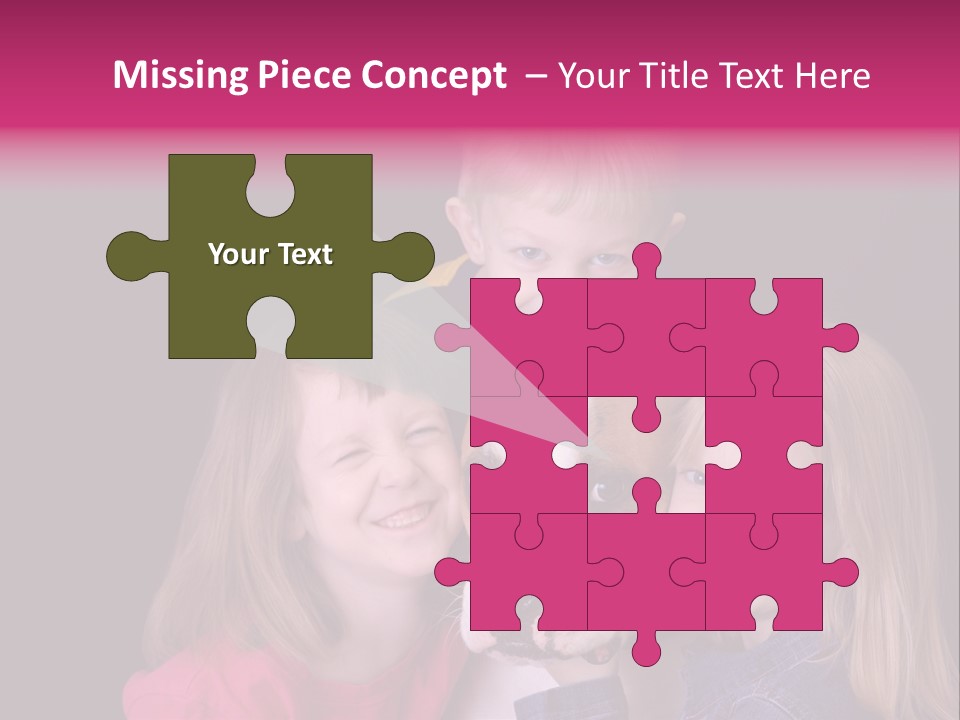 A Chicago Style Deep Dish Pizza With A Piece Cut Out PowerPoint Template