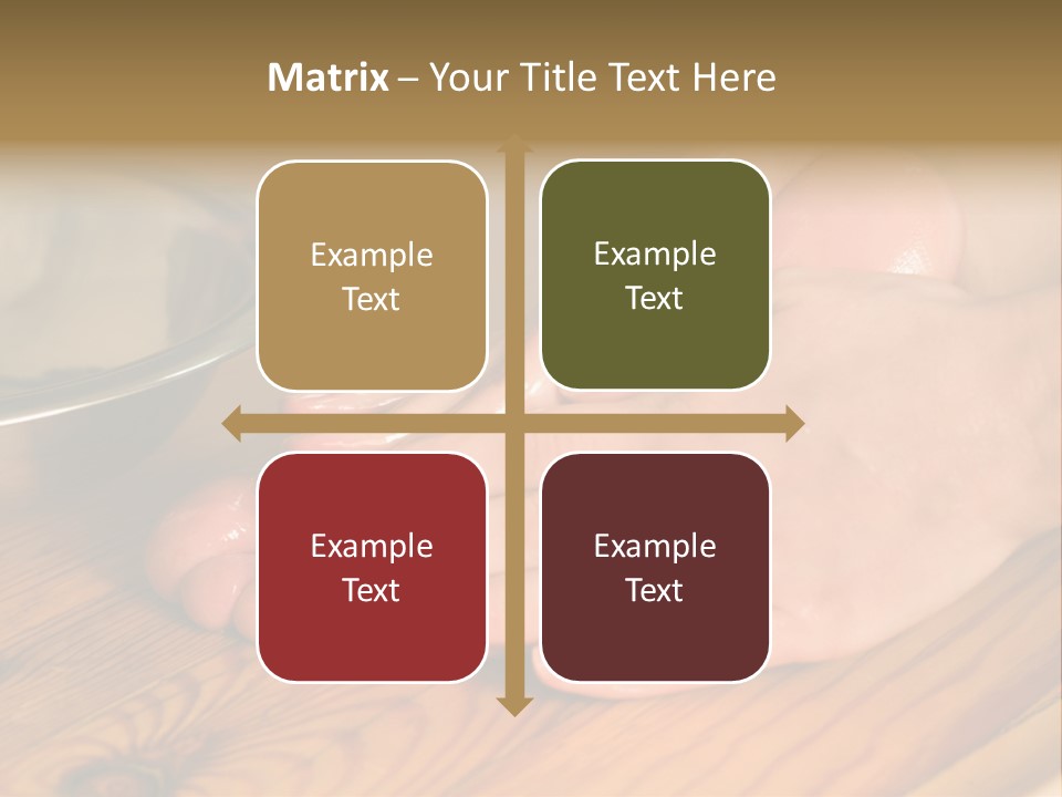 Ayurvedic Foot Therapy Massage Procedure With Oil PowerPoint Template