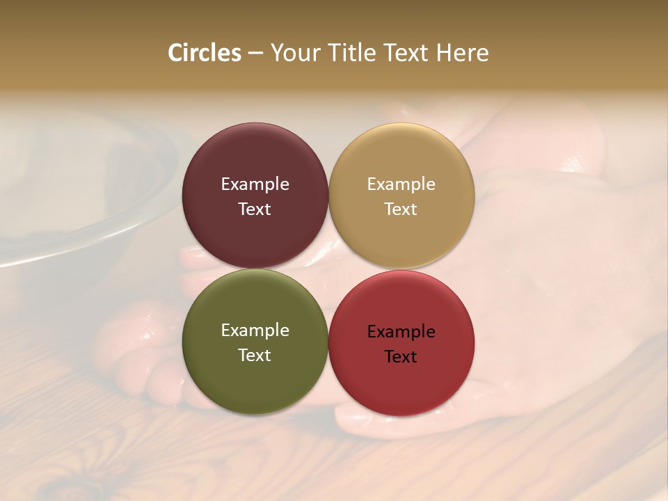 Ayurvedic Foot Therapy Massage Procedure With Oil PowerPoint Template