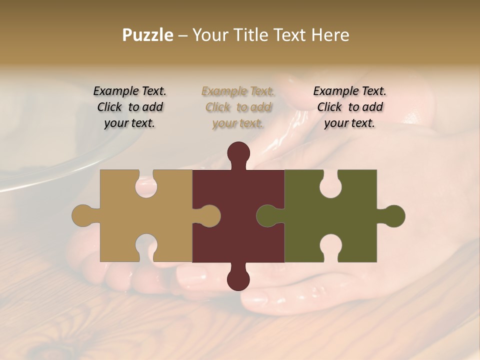 Ayurvedic Foot Therapy Massage Procedure With Oil PowerPoint Template