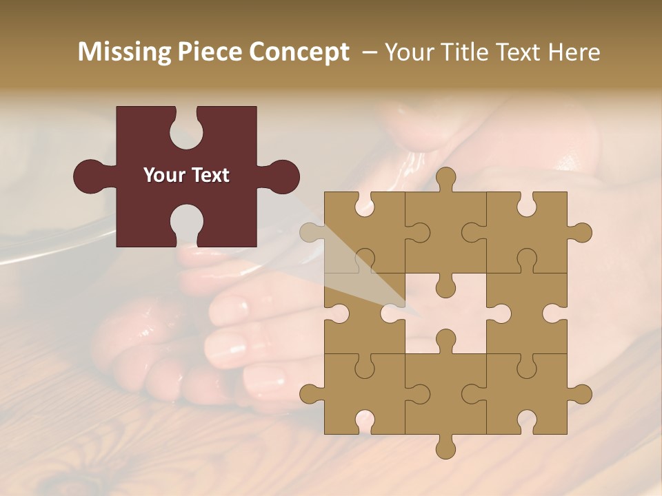 Ayurvedic Foot Therapy Massage Procedure With Oil PowerPoint Template