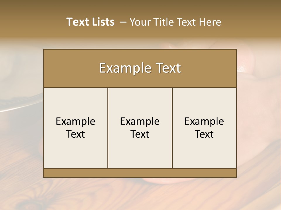 Ayurvedic Foot Therapy Massage Procedure With Oil PowerPoint Template