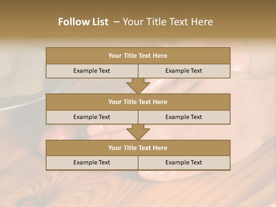 Ayurvedic Foot Therapy Massage Procedure With Oil PowerPoint Template