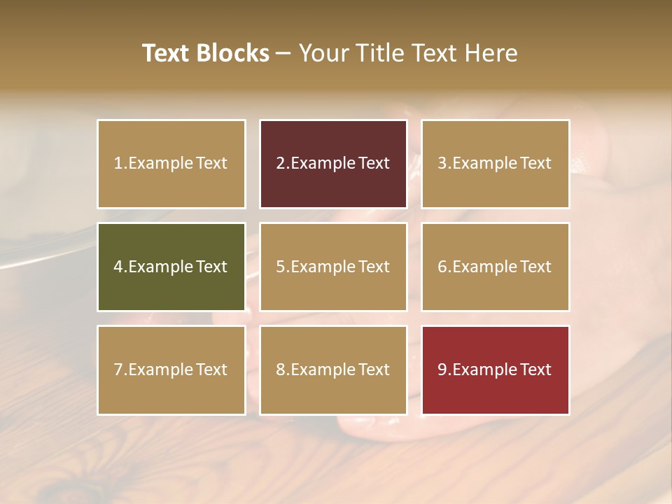 Ayurvedic Foot Therapy Massage Procedure With Oil PowerPoint Template