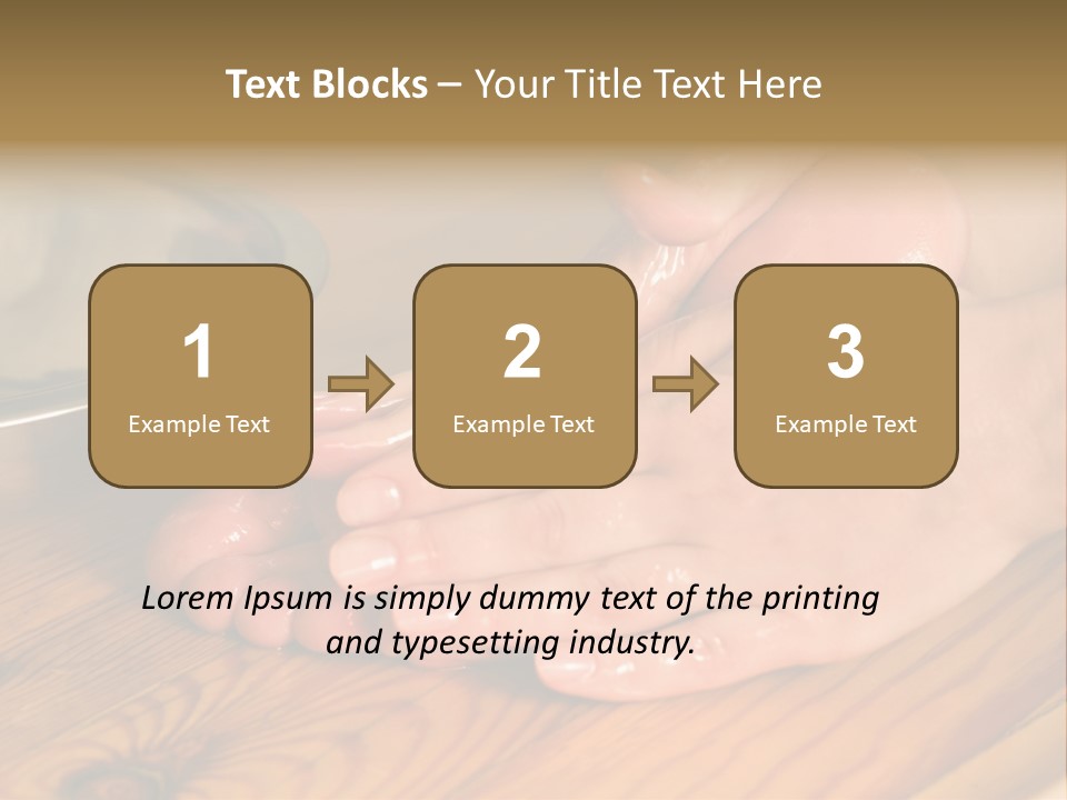 Ayurvedic Foot Therapy Massage Procedure With Oil PowerPoint Template