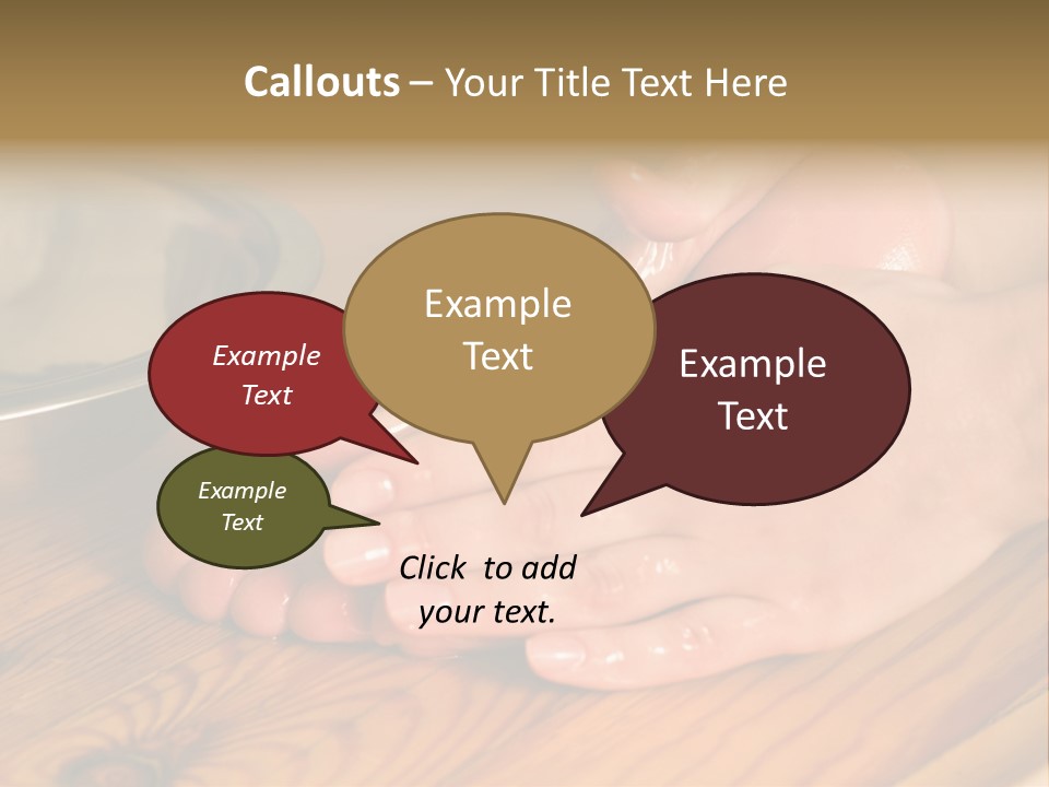 Ayurvedic Foot Therapy Massage Procedure With Oil PowerPoint Template