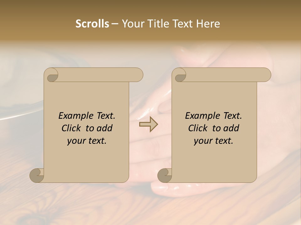 Ayurvedic Foot Therapy Massage Procedure With Oil PowerPoint Template