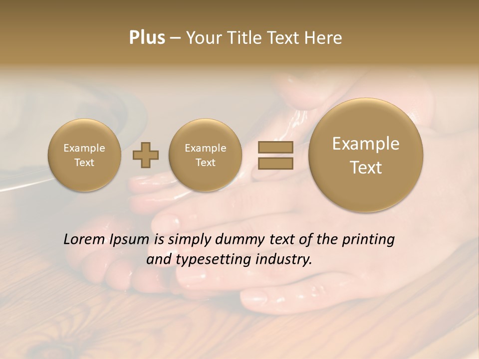 Ayurvedic Foot Therapy Massage Procedure With Oil PowerPoint Template