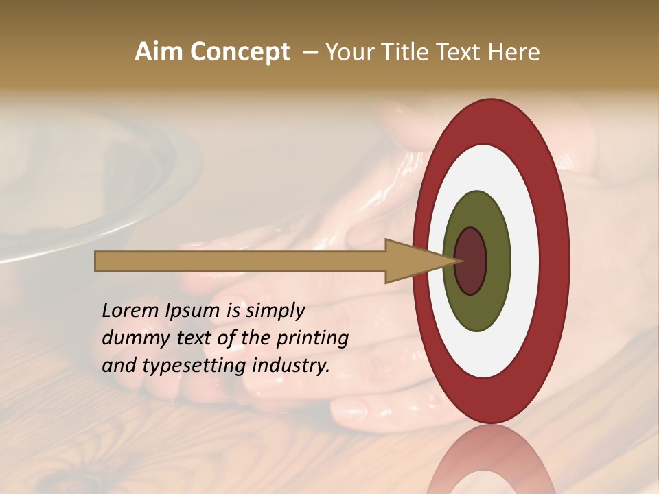 Ayurvedic Foot Therapy Massage Procedure With Oil PowerPoint Template