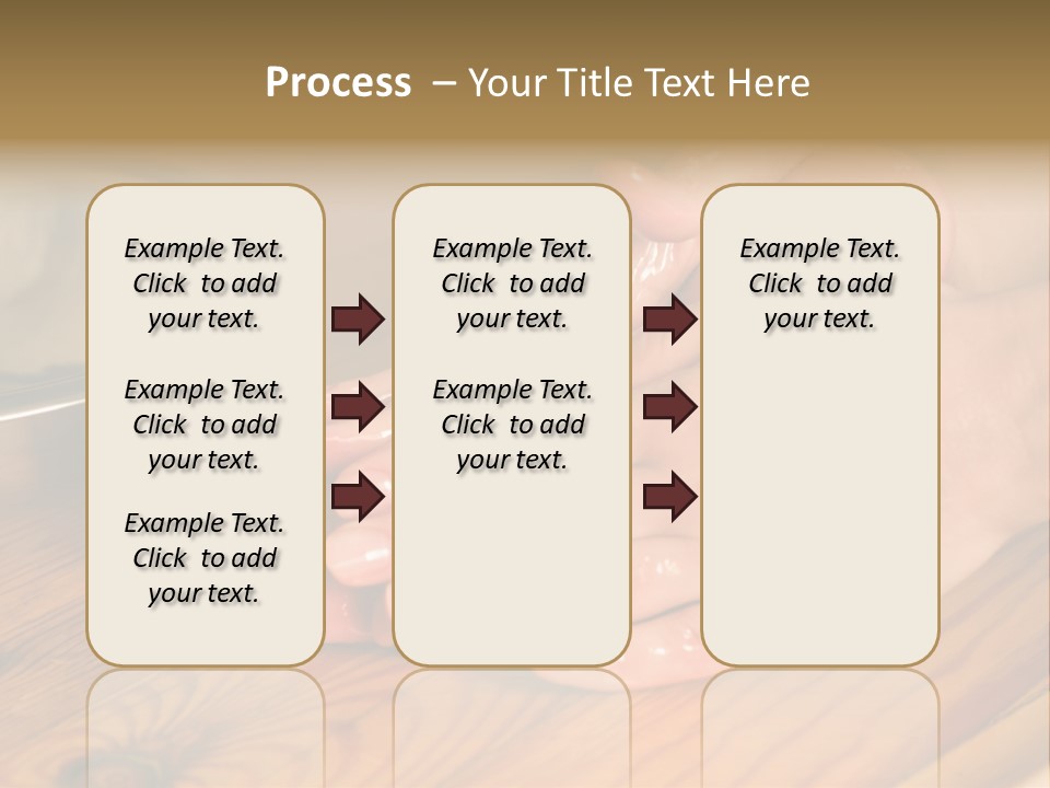 Ayurvedic Foot Therapy Massage Procedure With Oil PowerPoint Template