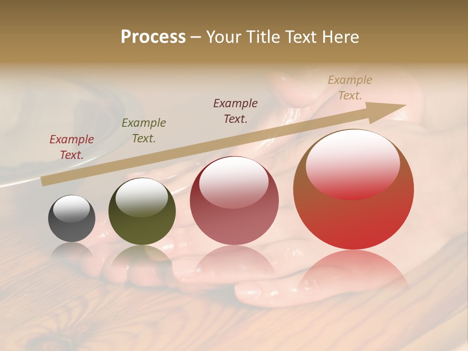 Ayurvedic Foot Therapy Massage Procedure With Oil PowerPoint Template