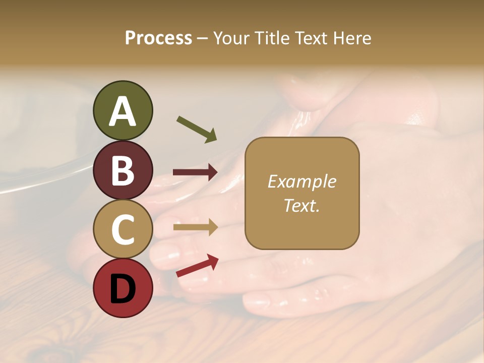 Ayurvedic Foot Therapy Massage Procedure With Oil PowerPoint Template