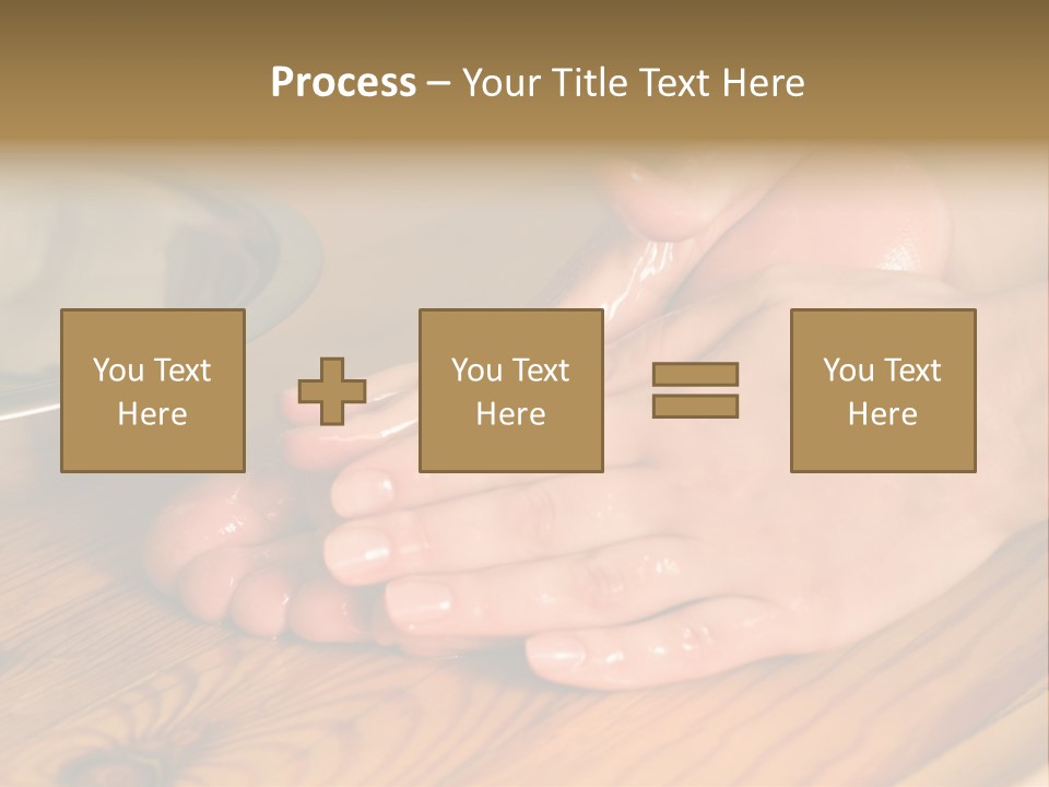 Ayurvedic Foot Therapy Massage Procedure With Oil PowerPoint Template