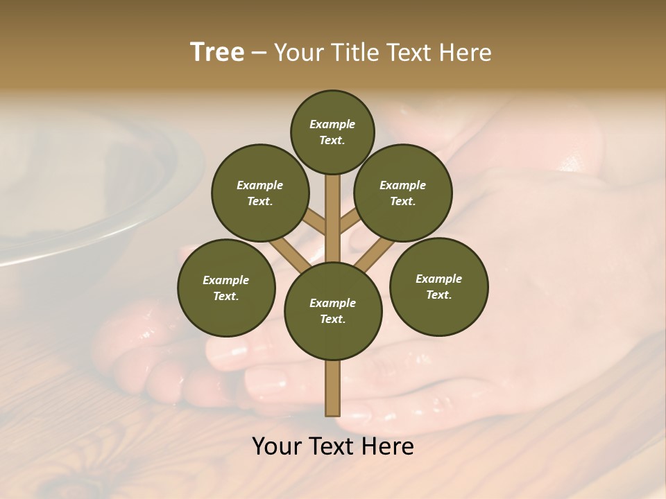 Ayurvedic Foot Therapy Massage Procedure With Oil PowerPoint Template