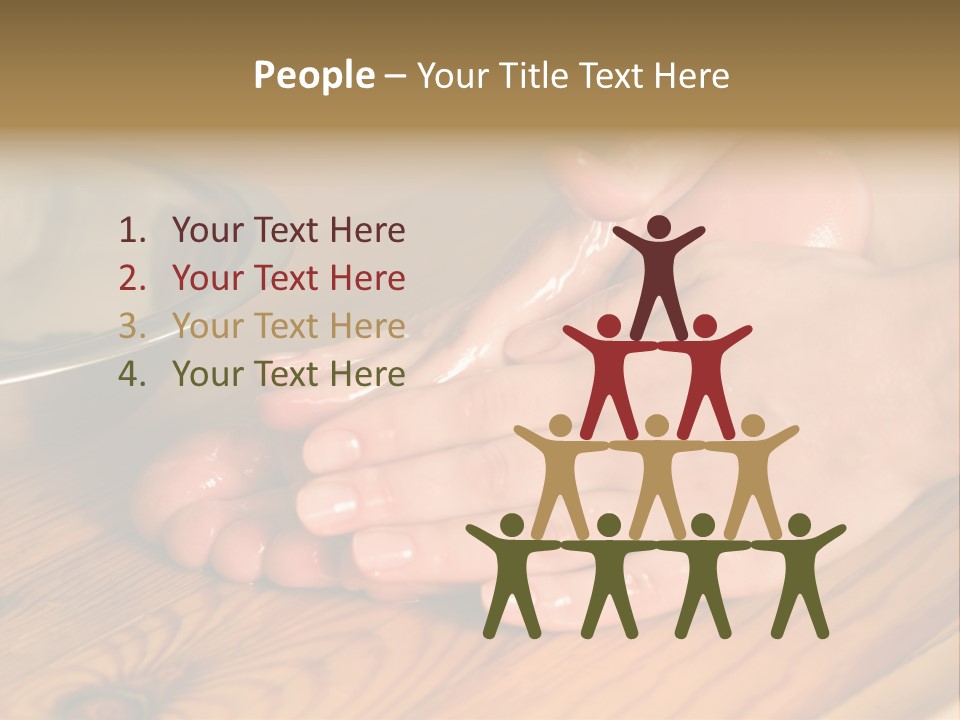 Ayurvedic Foot Therapy Massage Procedure With Oil PowerPoint Template