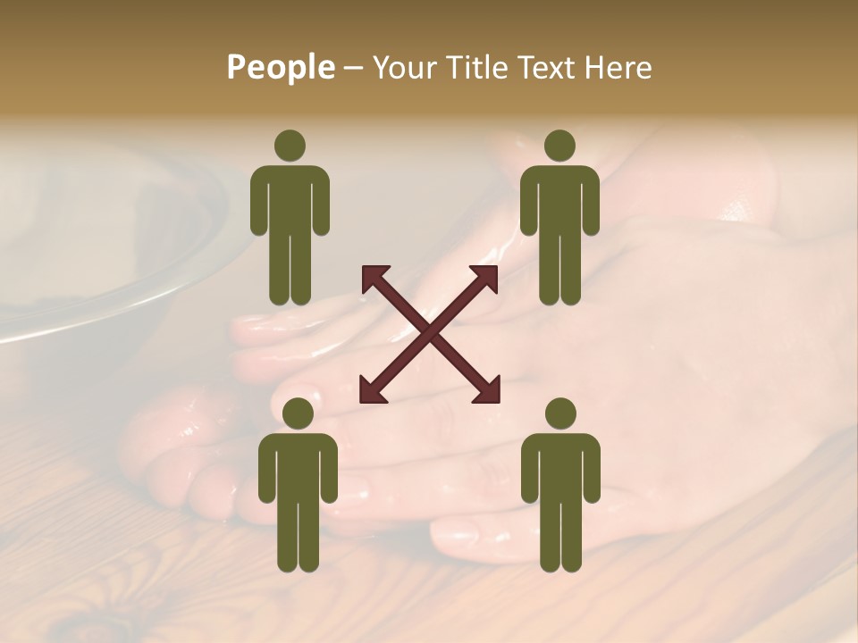 Ayurvedic Foot Therapy Massage Procedure With Oil PowerPoint Template