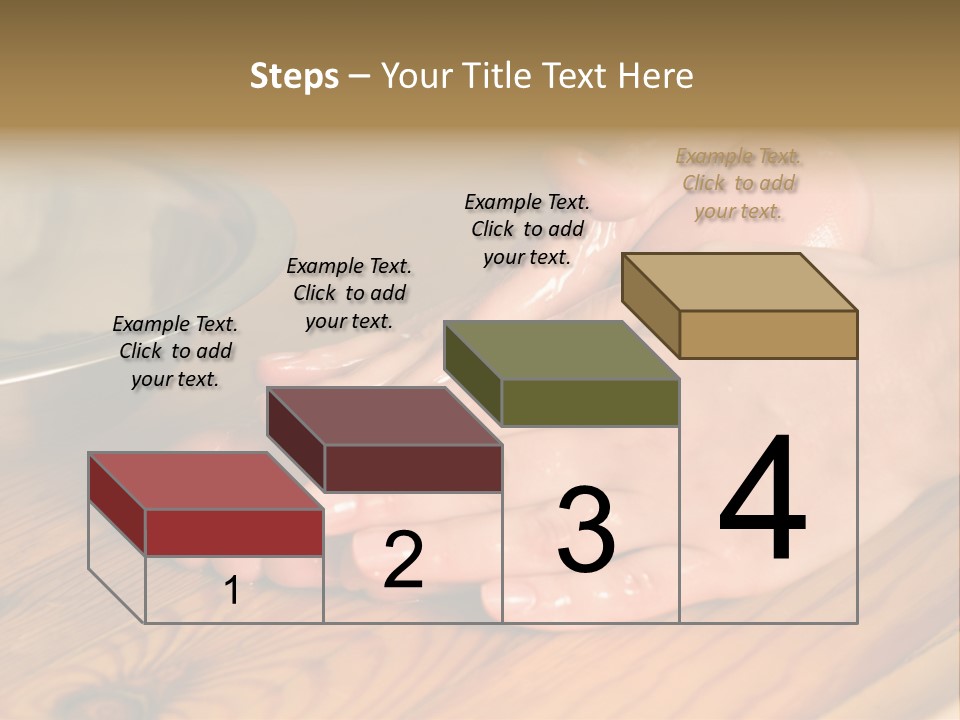 Ayurvedic Foot Therapy Massage Procedure With Oil PowerPoint Template