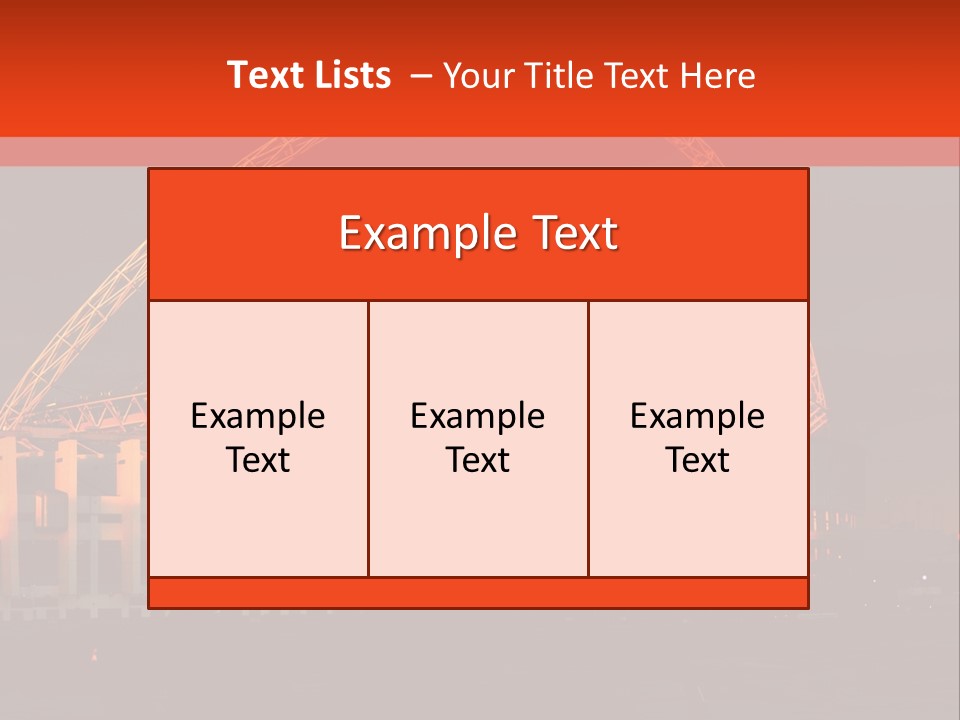 The Stadium In The Sunset In London. PowerPoint Template