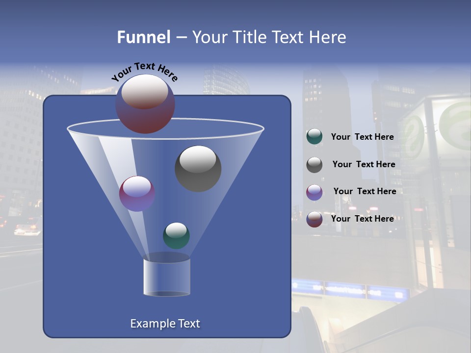 Postdamer Platz By Night PowerPoint Template