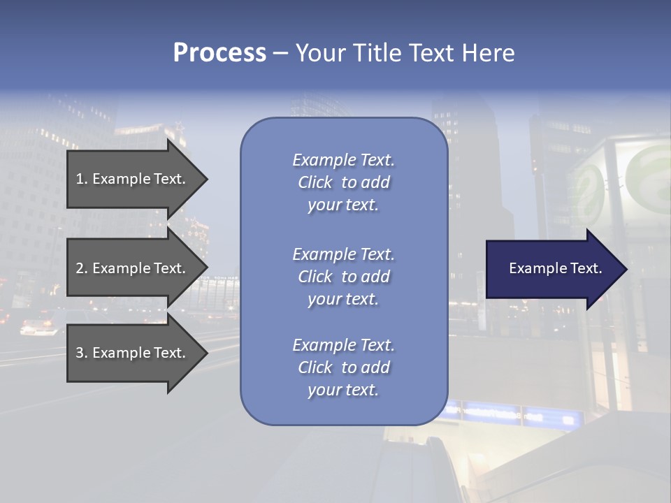 Postdamer Platz By Night PowerPoint Template