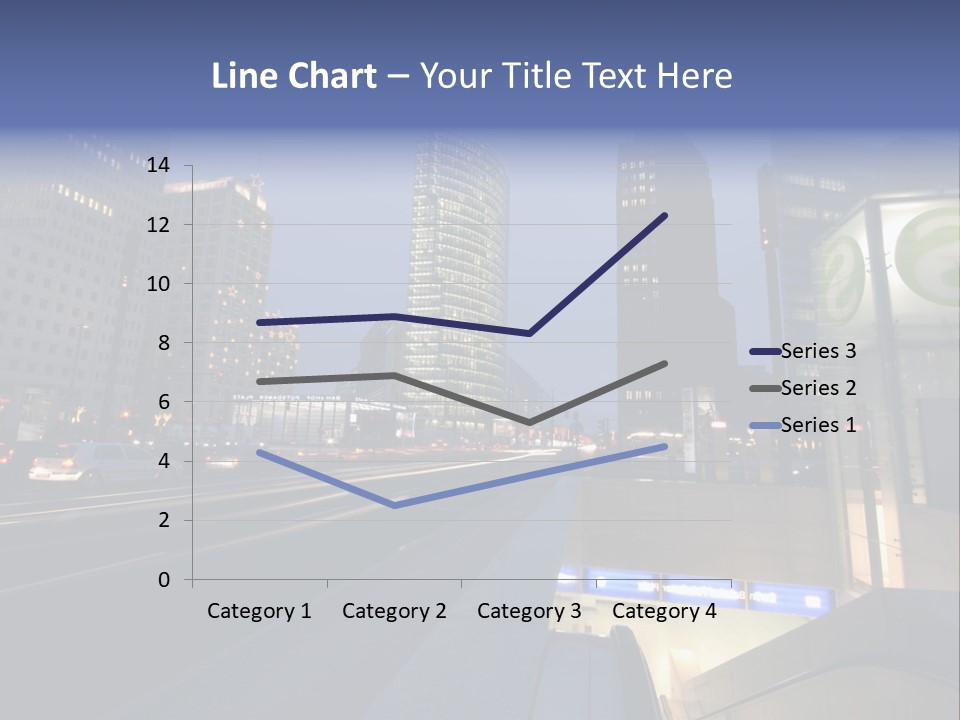 Postdamer Platz By Night PowerPoint Template