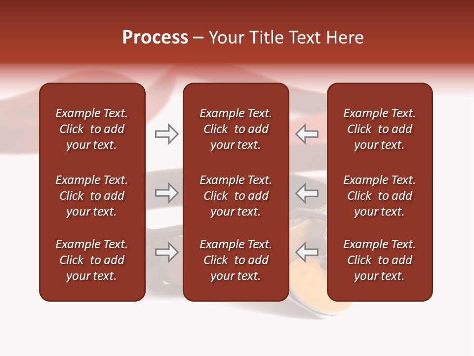 Leather Dog Colar With Registration Tags And Red Leash Attached. Isolated On White Background PowerPoint Template