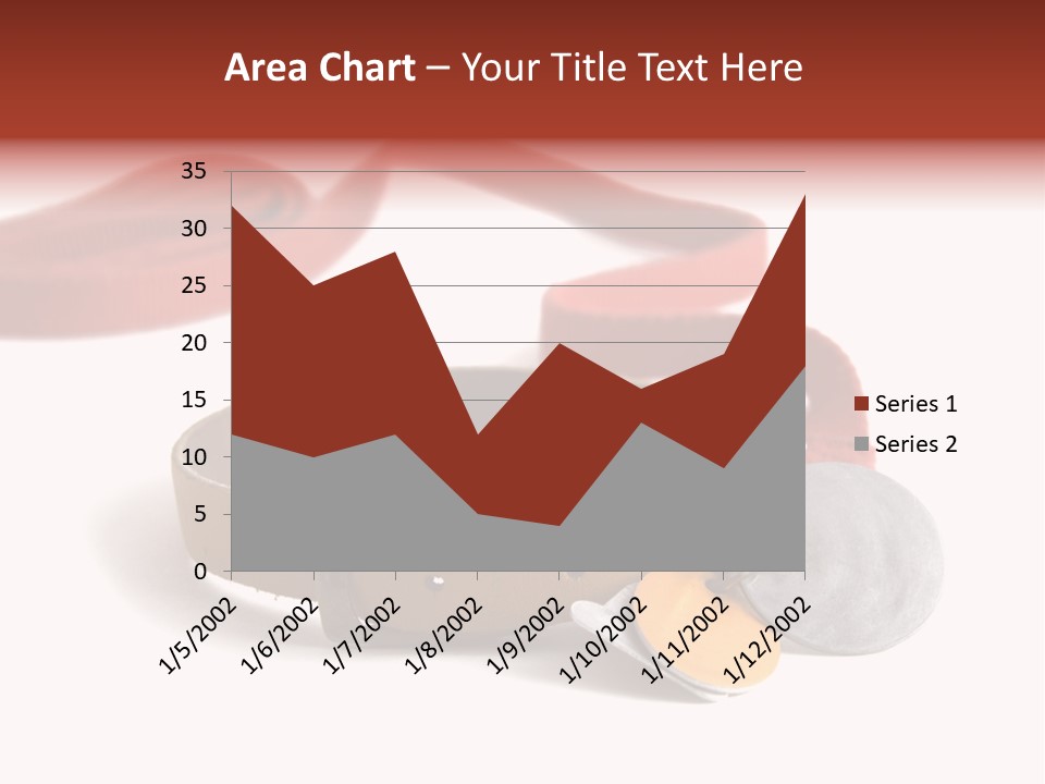 Leather Dog Colar With Registration Tags And Red Leash Attached. Isolated On White Background PowerPoint Template