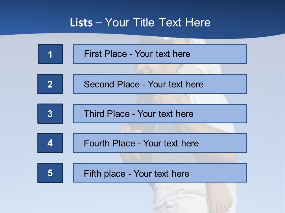 Caucasian Father With Pre-Teen On Shoulders On Beach. PowerPoint Template
