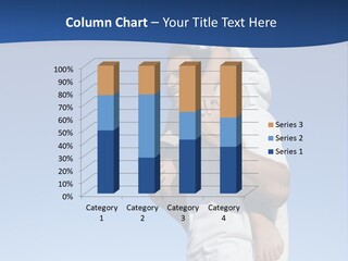 Caucasian Father With Pre-Teen On Shoulders On Beach. PowerPoint Template