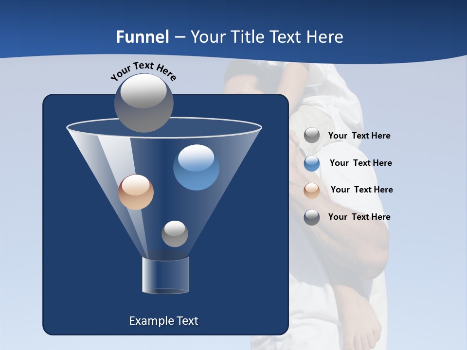 Caucasian Father With Pre-Teen On Shoulders On Beach. PowerPoint Template