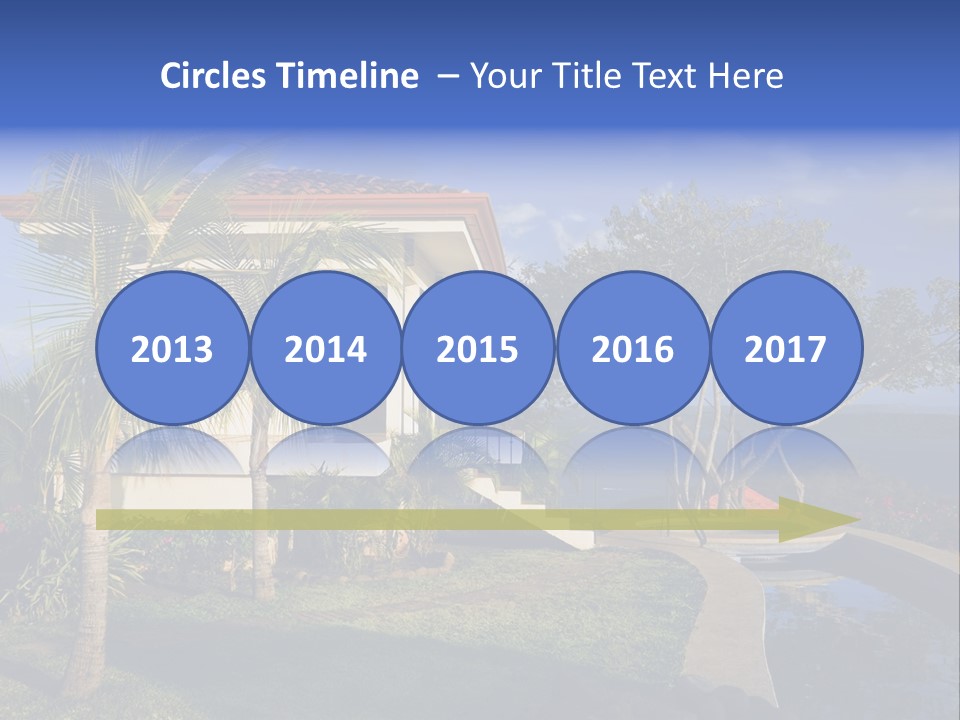 Tropical Getaway With A Commanding View Of The Ocean - Playa Hermosa, Costa Rica PowerPoint Template