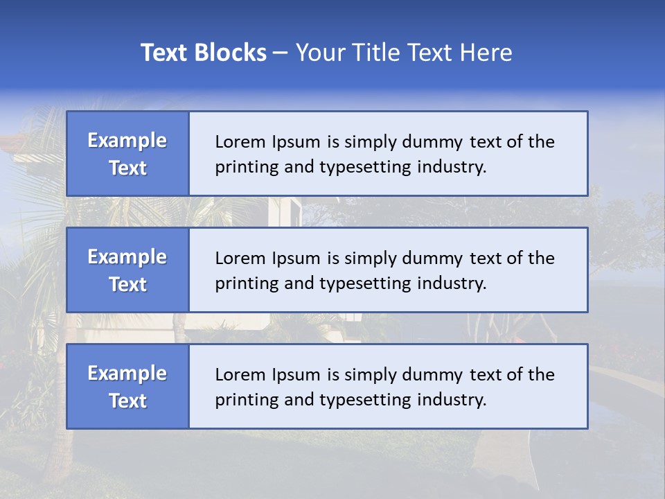 Tropical Getaway With A Commanding View Of The Ocean - Playa Hermosa, Costa Rica PowerPoint Template