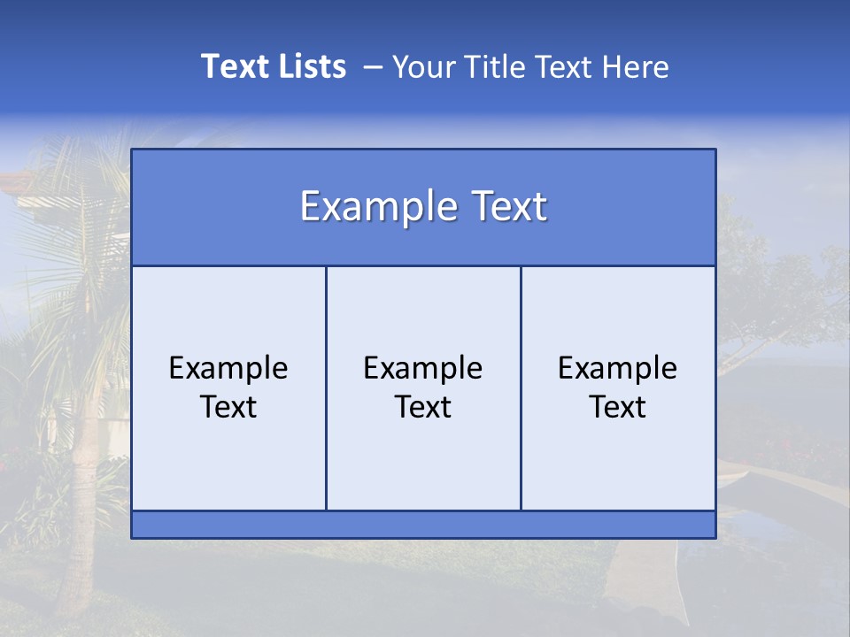 Tropical Getaway With A Commanding View Of The Ocean - Playa Hermosa, Costa Rica PowerPoint Template
