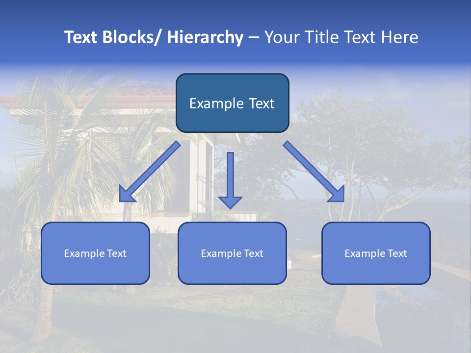 Tropical Getaway With A Commanding View Of The Ocean - Playa Hermosa, Costa Rica PowerPoint Template