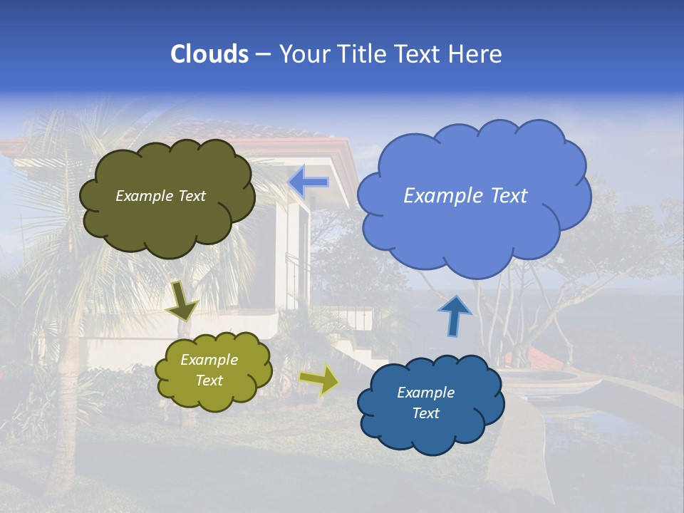 Tropical Getaway With A Commanding View Of The Ocean - Playa Hermosa, Costa Rica PowerPoint Template