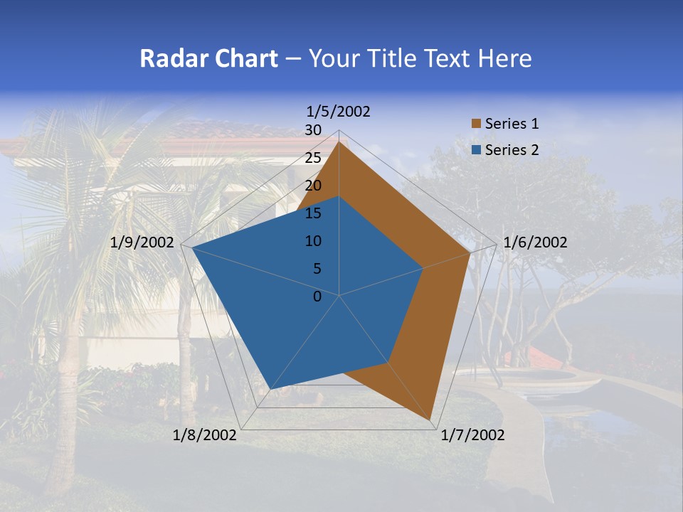 Tropical Getaway With A Commanding View Of The Ocean - Playa Hermosa, Costa Rica PowerPoint Template