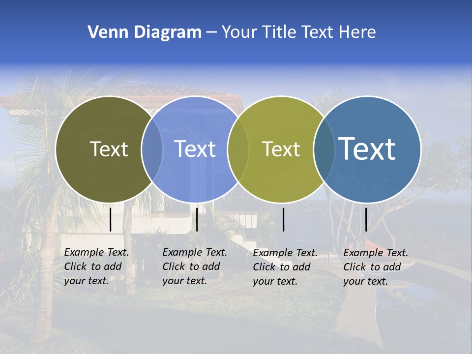 Tropical Getaway With A Commanding View Of The Ocean - Playa Hermosa, Costa Rica PowerPoint Template