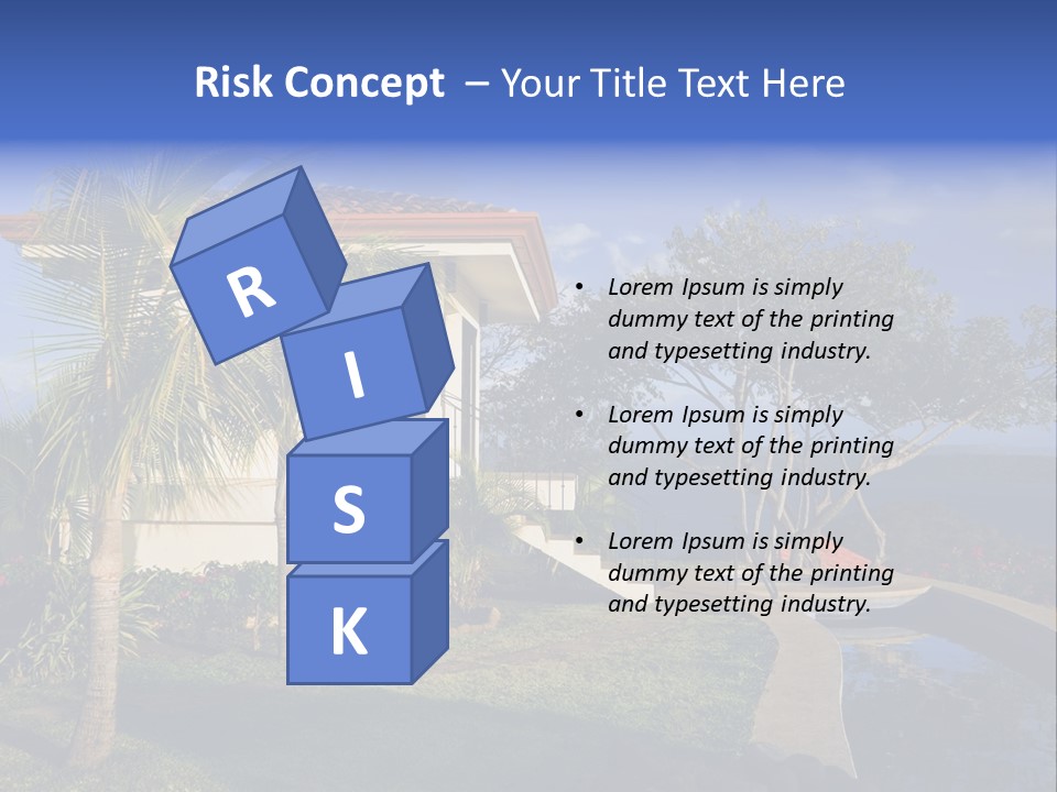 Tropical Getaway With A Commanding View Of The Ocean - Playa Hermosa, Costa Rica PowerPoint Template