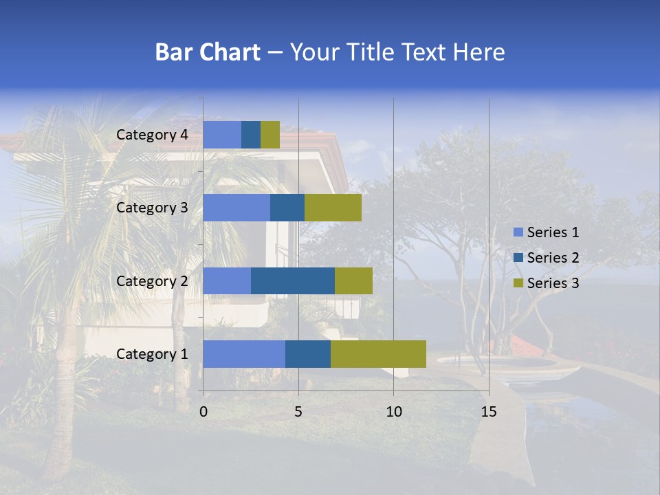 Tropical Getaway With A Commanding View Of The Ocean - Playa Hermosa, Costa Rica PowerPoint Template