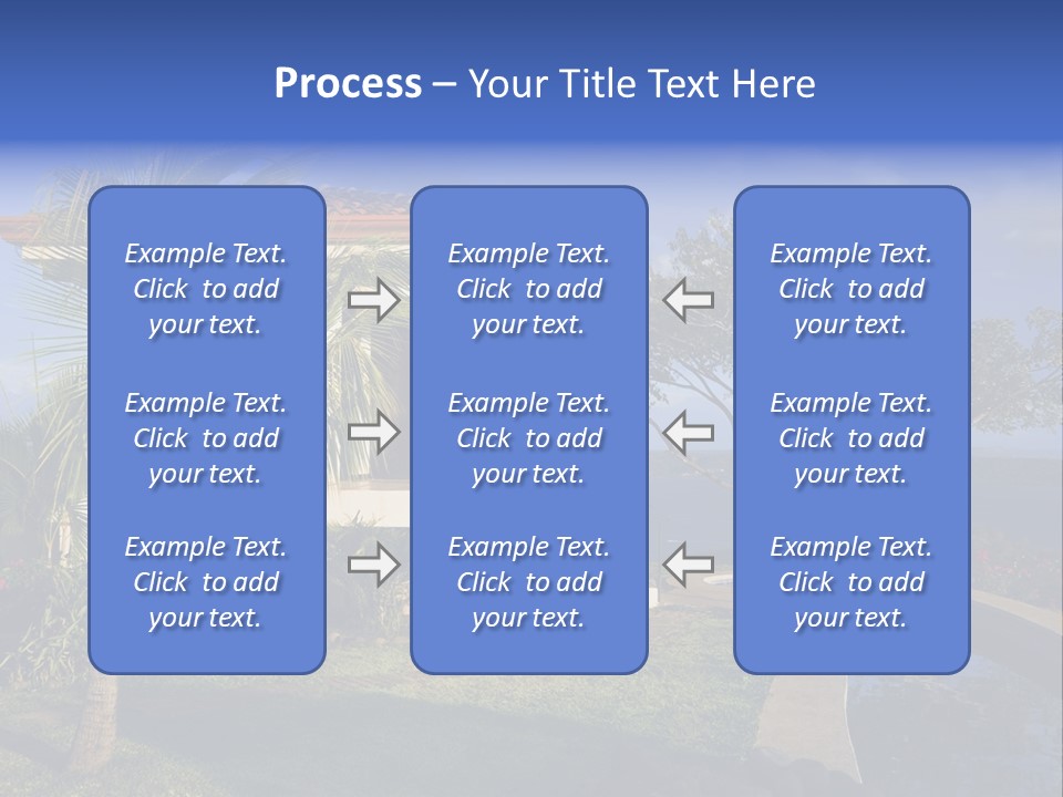 Tropical Getaway With A Commanding View Of The Ocean - Playa Hermosa, Costa Rica PowerPoint Template