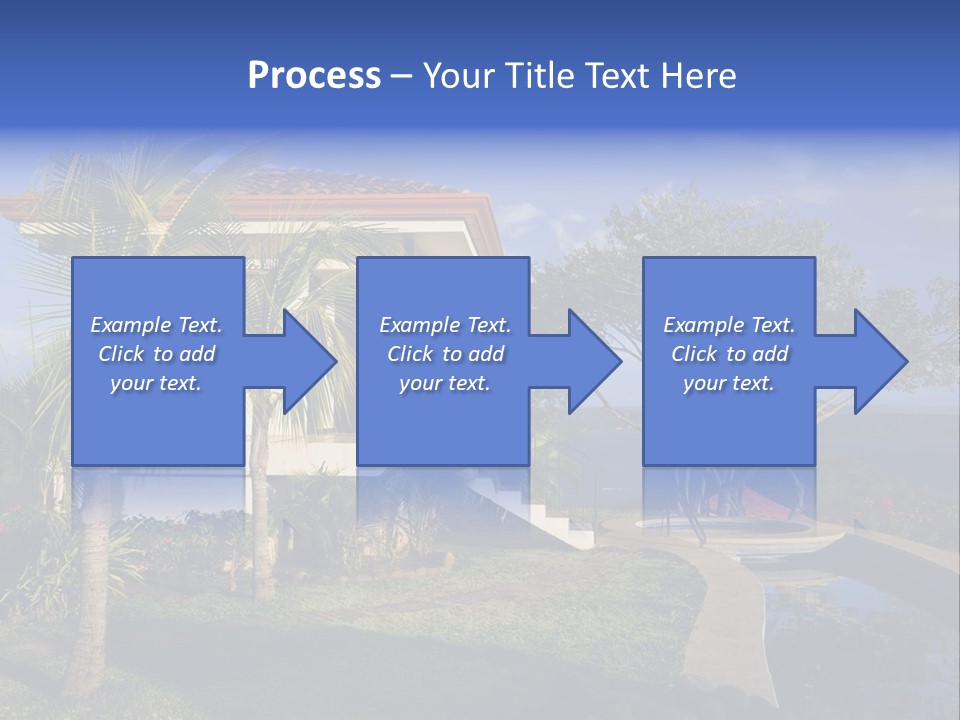 Tropical Getaway With A Commanding View Of The Ocean - Playa Hermosa, Costa Rica PowerPoint Template