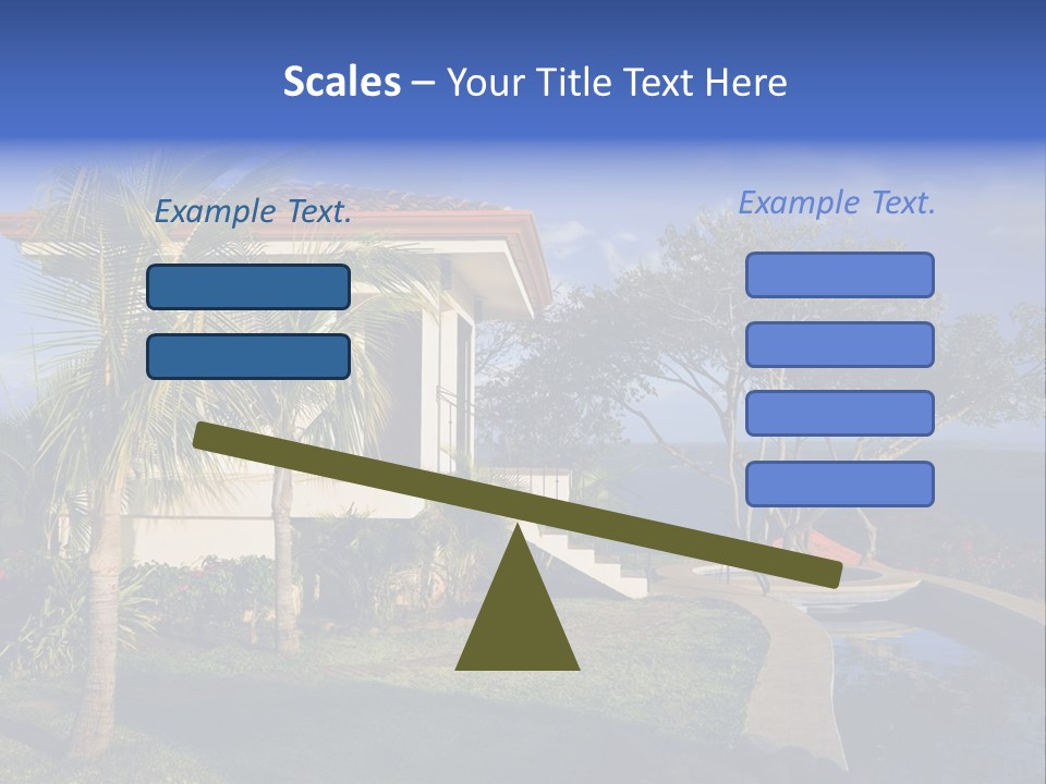 Tropical Getaway With A Commanding View Of The Ocean - Playa Hermosa, Costa Rica PowerPoint Template
